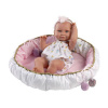 Llorens 73806 NEW BORN dievčatko - realistická bábika bábätko s celovinylovým telom -40 cm