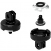 Držiak pre svetlá Lezyne Led Qpro Mount - Black uni
