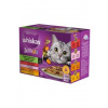 Whiskas TastyMix Chef's Choice hovädzina a hydina so zeleninou losos s mrkvou kura a morka kura a treska v šťave 12 x 85 g