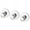 Ikea Skoghall huk self -adhézne vešiak Chrome 3 PCS (Ikea Skoghall huk self -adhézne vešiak Chrome 3 PCS)