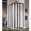 RAVAK SUPERNOVA SKKP6 90cm sprchový kút štvrťkruhový, profil čierny, plast pearl, 3207O30211