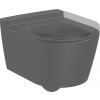 Roca Inspira wc misa závesné bez oplachovacieho kruhu čierna A346528640