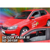 Deflektory - Protiprievanové plexi Škoda Fabia III HTB, Combi 5D od 2014