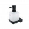 Nimco Maya Dávkovač mydla s držiakom, matná čierna MAC 29031C-T-90