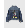 Baby džínsová bunda Gap & Disney Tmavo modrá 18-24M Tmavo modrá Tmavo modrá
