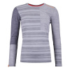 ORTOVOX Termoprádlo s dlhým rukávom 185 ROCK'N'WOOL grey blend - sivé Veľkosť: XXL