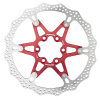 Reverse Brzdový kotouč 160 mm, 6 děr, Alloy/Steel, Red