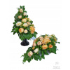 Ikebana, veniec na hrob - Vedúci hrobného cintorína Tombstone č. 23 (Ikebana, veniec na hrob - Vedúci hrobného cintorína Tombstone č. 23)