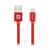 Swissten 71521306 USB - USB-C, 2m, červený