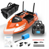 Návnadový čln Lokeevan V802 Pro GPS 4 nádrže 160 bodov 500 m oranžový + taška