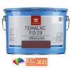 TIKKURILA® TEMALAC FD 20 Alkydová barva, 9 l, RAL Classic Odstín (barva): RAL 3005 - vínově červená