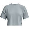 Under Armour Rush Vent Crop Top Women’s Blue 14 (L)