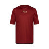 Cyklistický dres s krátkym rukávom FOX Ranger Wordmark Jersey Červená Veľkosť oblečenia: M Cyklistický dres s krátkym rukávom