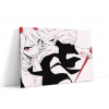 Chainsaw Man Obraz Power White red - 90x60