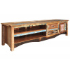 Bighome - TV stolík z recyklovaného dreva 200x50x50 viacfarebne lakovaná OLDTIME