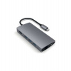 Satechi USB-C Multiport adaptér 4K 8ports V2 - Space Gray Aluminium (ST-TCMA2M)
