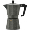 PEZZETTI Italexpress pre 6 šálkov espresso (6 tz) mramorová čierna - hliníkový tlakový kávovar