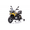 LEAN CARS Elektrická motorka BMW - policajná JT5002B - žltá - 2x45W - 12V7Ah - 2022