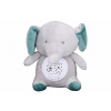 Plyšový zaspávač Slon s melódiami a svetelnou show, 26 cm