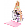 Barbie Fashonistas Bábika na kočíku Kockovaný kostým HJT13