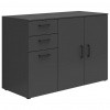 Carryhome KOMODA, grafitová, 120/83/52 cm - Predsieňové programy - 002427022229