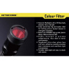 NiteCore NITNFR23 farebný filter MT1A, MT2A, MT1C a baterky s Ø 23 mm červená; NITNFR23