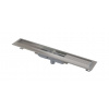 Alcadrain Odtokové žľaby Sprchový žľab Professional Low 55 cm, s okrajom pre plný rošt, zvislý odtok, nerezová APZ1106-550