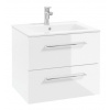 KIELLE VEGA 60,8 x 46 x 52,2cm skrinka s umývadlom, biela, 50018S60