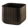 Keter Kvetináč Cube Planter S whiskey hnedý 230226