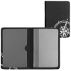 kwmobile Registration and Insurance držák - Car Document držák for Vehicle Documents and Cards - PU Leather with Design - bílá / černá