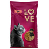 Suché krmivo pre dospelé mačky s hovädzím mäsom 11kg My Love pre mačku