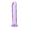 Priame realistické dildo s prísavkou - 23 cm