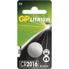 Batéria gombíková CR 2016, Lítium GP blister 1 ks