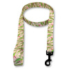 Designové vodítko PafDog®, 5 délek, vzor PINK LEAVES DÉLKA: 2,5m, ŠÍŘKA VODÍTKA: 25 MM