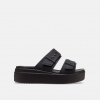 Crocs Brooklyn Buckle Low Wedge Black