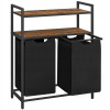 Vasagle Bergen 2 x 46 l čierný/hnedý BLH211B01