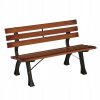Lavica s operadlom, drevo 120 x 57 cm