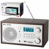 Kuchynský rádio Retro Drevený Bluetooth USB FM (Kuchynský rádio Retro Drevený Bluetooth USB FM)