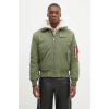 Bunda Alpha Industries B15-3 pánska, zelená farba, prechodná, 198122 L