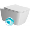 GSI NUBES COLOR NUBES závesná WC misa, Swirlflush, 35x55cm, biela dual-mat 961509