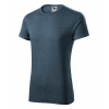Malfini FUSION 163 Tričko pánske L, Tmavý denim melír