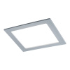 Paulmann LED panel štvorec, 18 W, 4 000 K, chróm - 92078