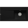 Pyramis Granitový drez s odkvapkávačom Tekton 1B 1D RH, carbon, 100 x 51 cm