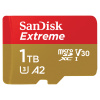 SanDisk MicroSDXC Extreme 1TB (R190MB/s) + Adapter + 1 year RescuePRO Deluxe - 00121590