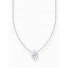 Thomas Sabo KE2213-051-14-L45V Silver necklace w. white drop pendant
