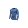 Pánske tričko s dlhým rukávom Sensor Merino Air riviera blue XXL