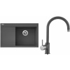 Set Sinks G6072 (dřez Rim 780 P Titanium 72 pravý + baterie Vitalia Titanium 72)