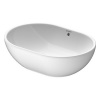 Duravit Forster - Umývadlová misa 495x350 mm, s prepadom, biela 0335500000