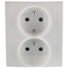 Retlux RSB A11F AMY Dvojitá zásuvka