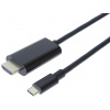PremiumCord USB-C na HDMI kabel 2m rozlišení 4K*2K@60Hz FULL HD 1080p ku31hdmi17